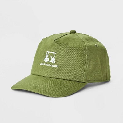 Men's Who's Your Caddy Dad Baseball Hat - Goodfellow & Co™ Green