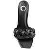 Journee Collection Womens Hattie Tru Comfort Foam Open Toe Mid Stiletto Pumps Black 10 - 4 of 4