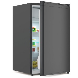 4.3 Cu.Ft Mini Fridge with Freezer, Single Door Mini Fridge, 7 Settings Temperature Adjustable - 1 of 4