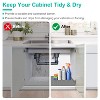 NewHome Silicone Under Sink Mat for Cabinet 34x22" Sink Cabinet Protector Mat with Drain Hole Hold Up to 3 Callons Liquid - 3 of 4