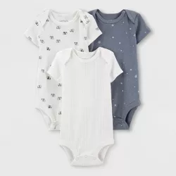 Carter's Just One You® Baby 3pk Panda Bodysuit - White/Gray 3M