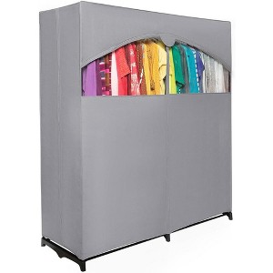 Hold N' Storage - Portable Wardrobe Closet with Metal Hanging Rod - 1 of 4
