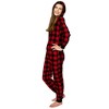Blis Adult Onesie Pajamas For Women Christmas Adult Onesies Comfy Novelty Christmas Pajamas Women's One Piece Novelty Pajamas - 2 of 4