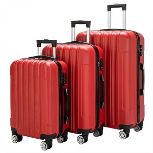 Karl Home 3in1 Multifunctional Large Capacity Traveling Storage Suitcase Luggage Set Red - 1 of 4