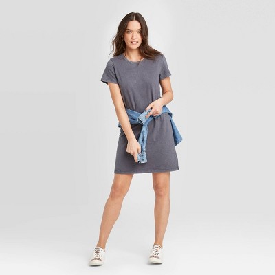 women's short sleeve t shirt dress