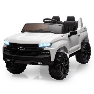 24V 2-Seater Truck Licensed Chevrolet Silverado Ride On Car Toy w/Parent Remote Control - 1 of 4
