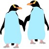Adult Design By Humans Pride Penguins Holding Hands By mailboxdisco Racerback Tank Top - 2 of 2