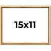 PosterPalooza | Classic Modern Gold Picture Frame - UV Acrylic, Backing Board, Hanging Hardware Included - 2 of 4