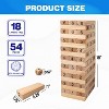 GSE 54-Piece Mini/Medium Tumbling Timbers with Dice, Stacking Floor Game Set for Kids (Build to Over 1.5ft/3ft) - 2 of 4