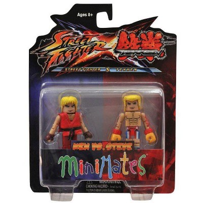 Diamond Comic Distributors, Inc. Street Fighter X Tekken Minimates Figure 2 Pack Ken vs Steve