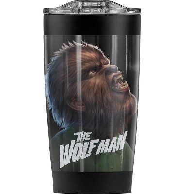 Universal Monsters Werewolf Head Steel Tumbler 20oz Coffee Travel Mug