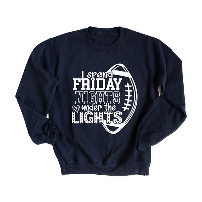 Simply Sage Market Women's Graphic Sweatshirt I Spend Friday Nights Under The Lights