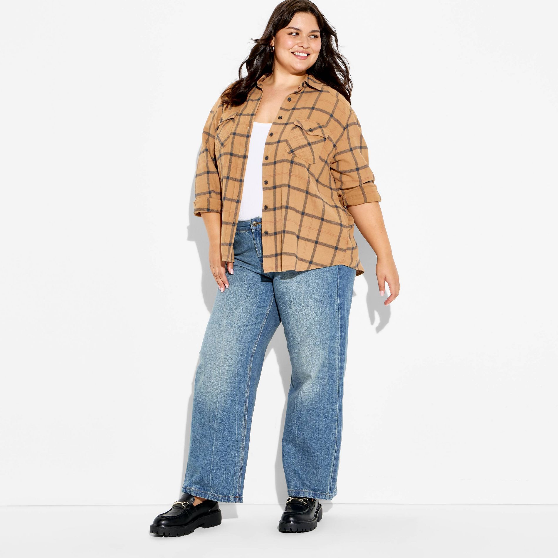 Women's Low-Rise Straight Leg Jeans - Wild Fable™