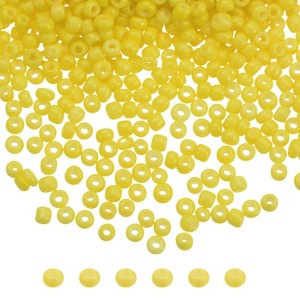 Unique Bargains Loose DIY Earring Necklace Making Glass Round Beads 12000 Pcs - 1 of 4