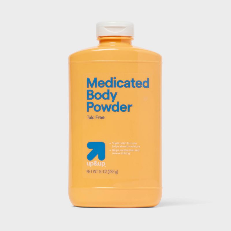 Medicated Body Powder Talc Free - 10oz - up &#38; up&#8482;, 1 of 4