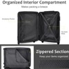 Hardshell Suitcase With Lightweight TSA Approved Locks And 3-level Telescopic Handle Swivel Suitcase Travel Luggage With Expandable Function - 3 of 4