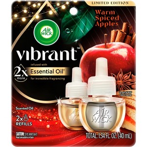 Air Wick Scented Oil Air Freshener Spiced Apples - 1.34 fl oz - 1 of 4