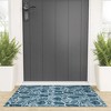 Heather Dutton Arabella Washed Indigo Looped Vinyl Welcome Mat - Society6 - 2 of 4