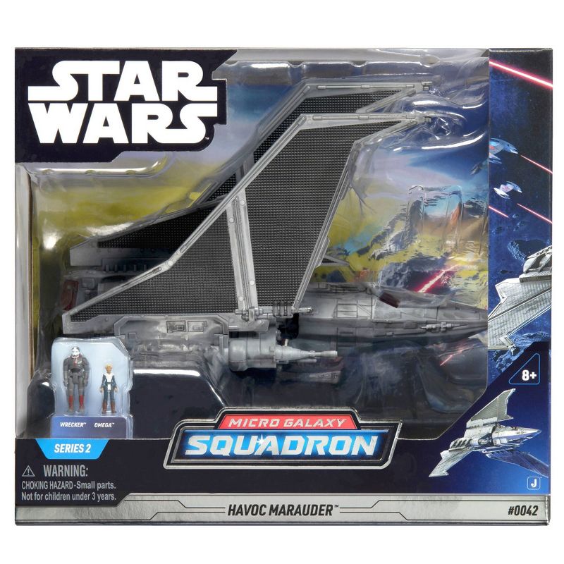 Star Wars Micro Galaxy Squadron Havoc Marauder Vehicle with Wrecker and Omega Mini Figures (Target Exclusive) - 3pk, 3 of 13
