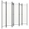 vidaXL 6-Panel Room Divider Cream White 94.5Inchx70.9Inch - 2 of 4