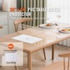VEVOR Plastic Table Cover, 36 x 54 Inch 1.5 mm Thick Clear Table Protector, Rectangle PVC Desk Mat, Waterproof & Easy Cleaning, Transparent - 3 of 4