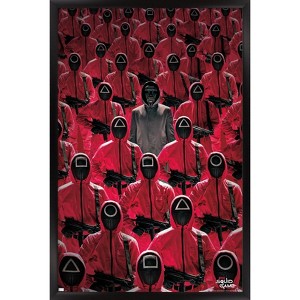 Trends International Netflix Squid Game - Key Art Framed Wall Poster Prints - 1 of 4