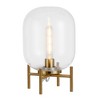 Hudson and Canal 15.38" Tall Table Lamp with Glass Shade - 4 of 4