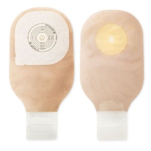 Premier Ostomy Pouch Drainable 2-1/2 to 3 Inch Stoma 12"L 1pc System Transparent 88402, 10 Ct - 1 of 4