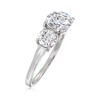 Ross-Simons 2.25 ct. t.w. Moissanite 3-Stone Ring in Sterling Silver - 3 of 4