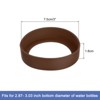 Unique Bargains Water Bottles Mug Tumbler Silicone Non-Slip Bottom Cover 3 Inch - 2 of 4