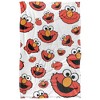 Kids' Sesame Street Elmo Face Pattern Silky Touch Blanket White 36X58 - 2 of 4