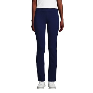 Lands' End Women's Starfish Mid Rise Slim Leg Pants - 1 of 4