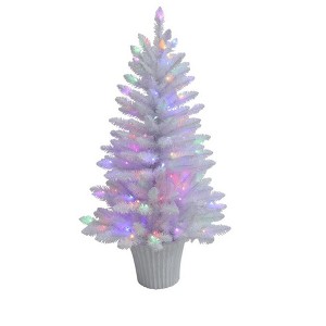 Holiday Living 4-Foot Potted Tree with 100 Color Changing LED Lights - 1 of 4
