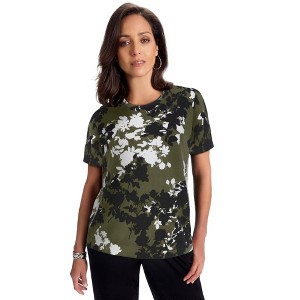 Jessica London Fine Gauge Crewneck Shell - 1 of 2