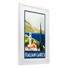 Stupell Industries Italian Lakes Retro Scenery Framed Print Under Glass - 2 of 4