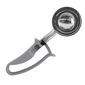 Zeroll Universal Standard Length EZ Disher Food Portion Control Scoop Hand  2 3/4-Inch, Gray - 1 of 4