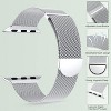 HTUTWOO Compatible with Apple Watch Band Series Women and Men, Stainless Steel Mesh Loop Magnetic Clasp Replacement for iWatch Bands - 4 of 4