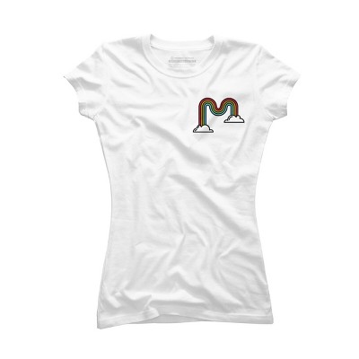 Junior's Design By Humans Rainbow By DesignAzalea T-Shirt