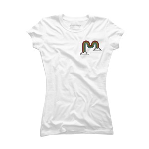 Junior's Design By Humans Rainbow By DesignAzalea T-Shirt - 1 of 3