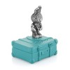 Royal Selangor Hand Finished Bunnies Day Out Collection Blue Hawaii Music Box Gift - 2 of 4