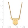 Black Bow Jewelry 14k Yellow Gold Plated Sterling Silver Illinois Fighting Illini NCAA Necklace 18 Inch - 2 of 4