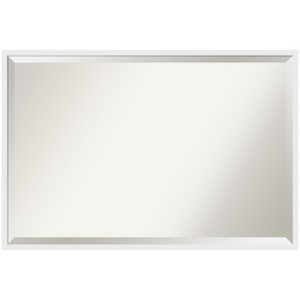 Amanti Art Incline Beveled Wood Framed Bathroom Vanity Wall Mirror - 1 of 4