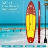 Garvee Inflatable Paddle Board for Adults, 11'×33" Stand up Paddle Board Inflatable Fishing Blow up Paddle Boards with Paddle, Pump, Backpack, Fin - 3 of 4