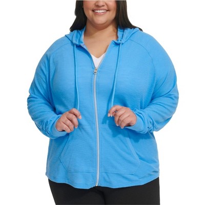 Calvin Klein Womens Zip Up Hoodie Sweatshirt