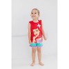 Disney Princess Moana Belle Minnie Mouse Nightmare Before Christmas Tank Top and French Terry Shorts Toddler to Big Kid - 2 of 4
