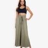 Anna-Kaci Women's High Waist Wide Leg Palazzo Pants With Drawstring Waist And Relaxed Fit - 4 of 4