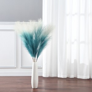 4 PCs Extra Large Faux Pampas Grass Decor, 44 Inch Large Tall Fluffy Artificial Pampas Grass - 1 of 4