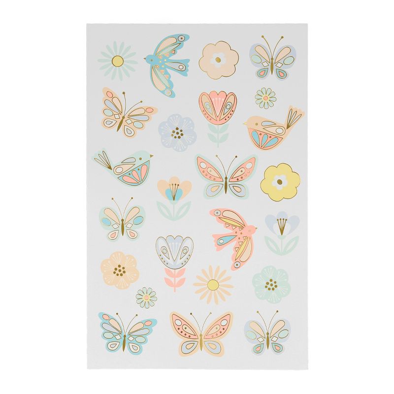 Meri Meri Birds & Butterflies Tattoo Sheets (Pack of 2), 2 of 3