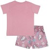 Disney Princess Little Girls T-Shirt and Shorts 2-Piece Outfit Set - Purple, 4 - 2 of 4
