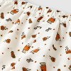 Girls' Oversized Halloween Snoopy T-Shirt and Boxer Pajama Set - White - 4 of 4